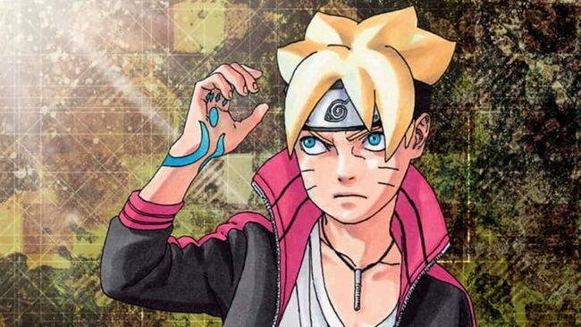 Ilustrasi Tokoh Utama dalam Serial Manga Boruto