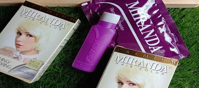 Produk Bleaching Rambut Miranda 