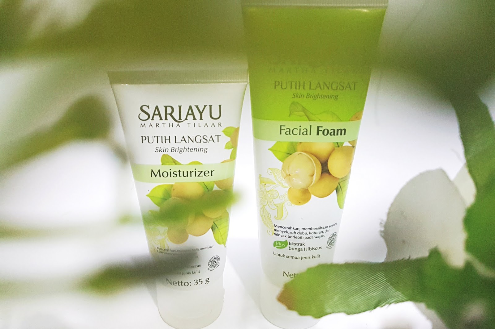 Sariayu Putih Langsat Facial Foam dan Moisturizer 