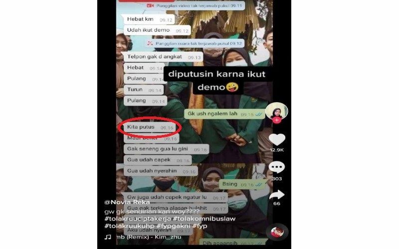 Mahasiswi ini diputusin pacar