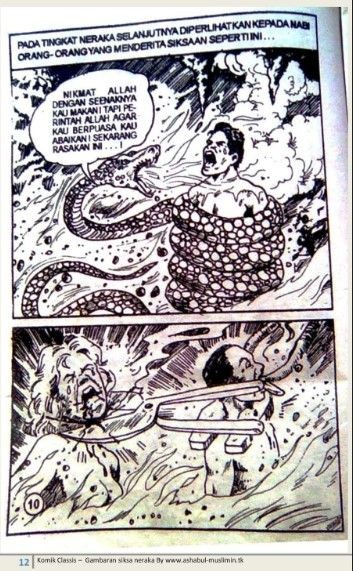 Leher dicekik dan lidah dicapit dengan besi 
