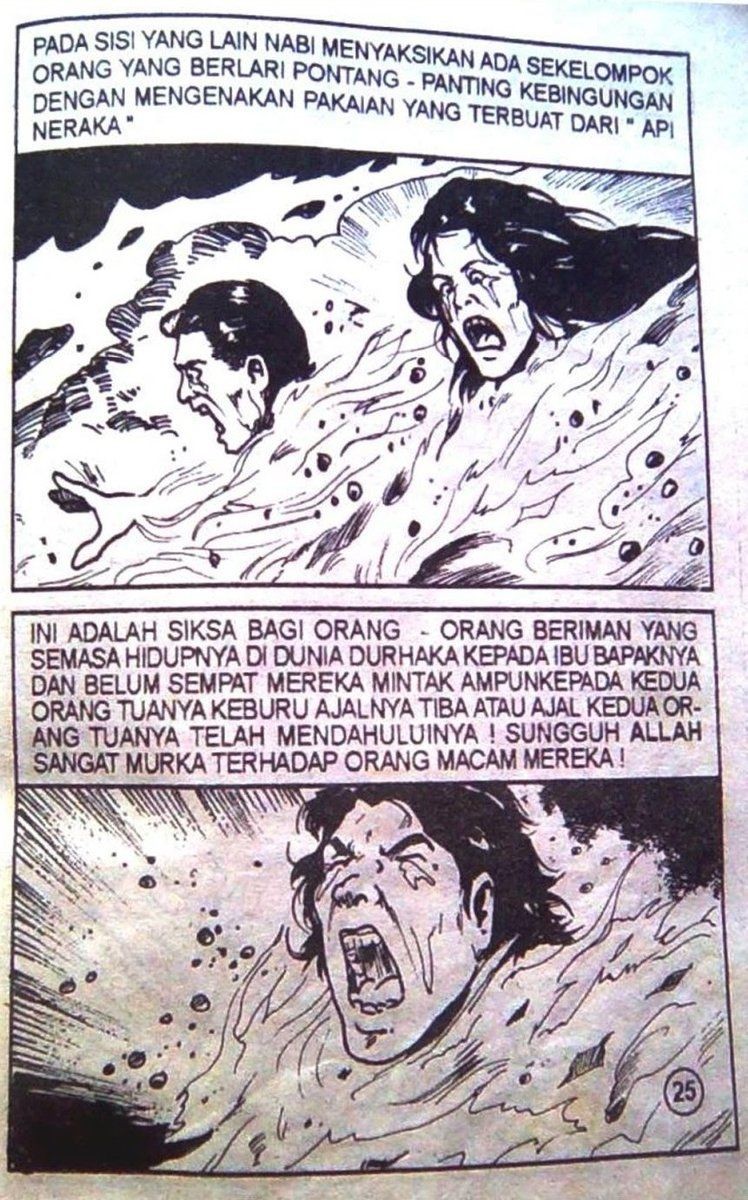 Menggunakan pakaian dari api 