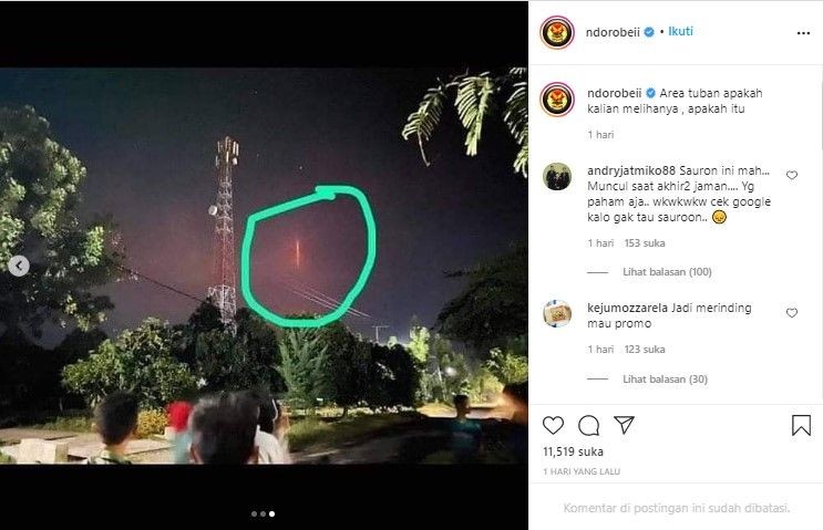 Pemampakan Lintang Kemukus (ndorobeii)