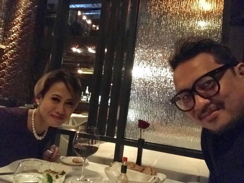 Pasangan Rosianna Silalahi dan Dino Gregory Izaak