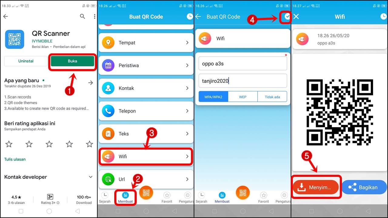 Cara Melihat Password Wifi