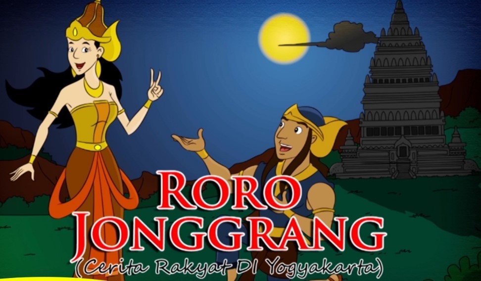 Ilustrasi Cerita Rakyat Roro Jonggrang