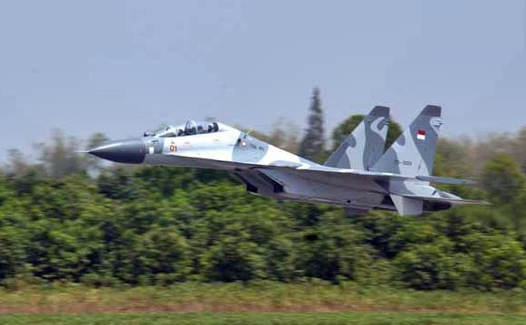 Jet Tempur Sukhoi SU 30 Indonesia