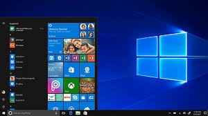 Ilustrasi Tampilan Windows 10
