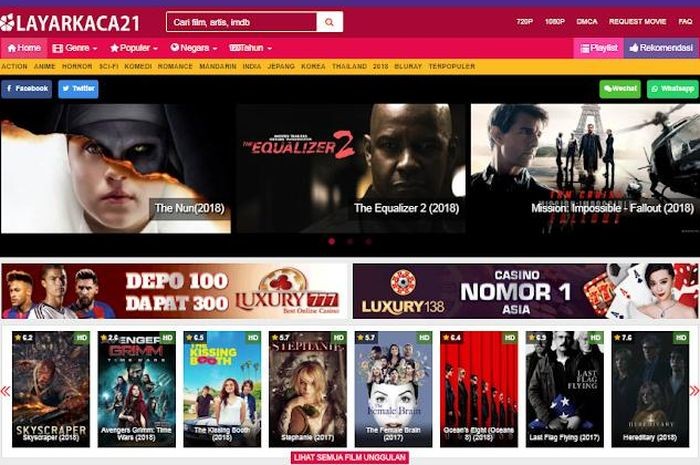 Ilustrasi Situs Download Film