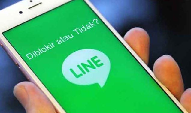 Ilustrasi Aplikasi Line Diblokir atau Tidak