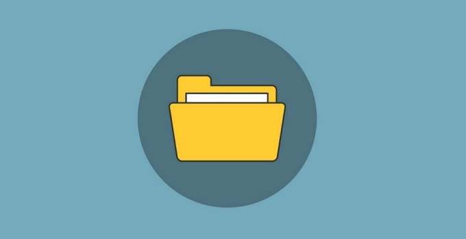 Ilustrasi Folder Pada Komputer
