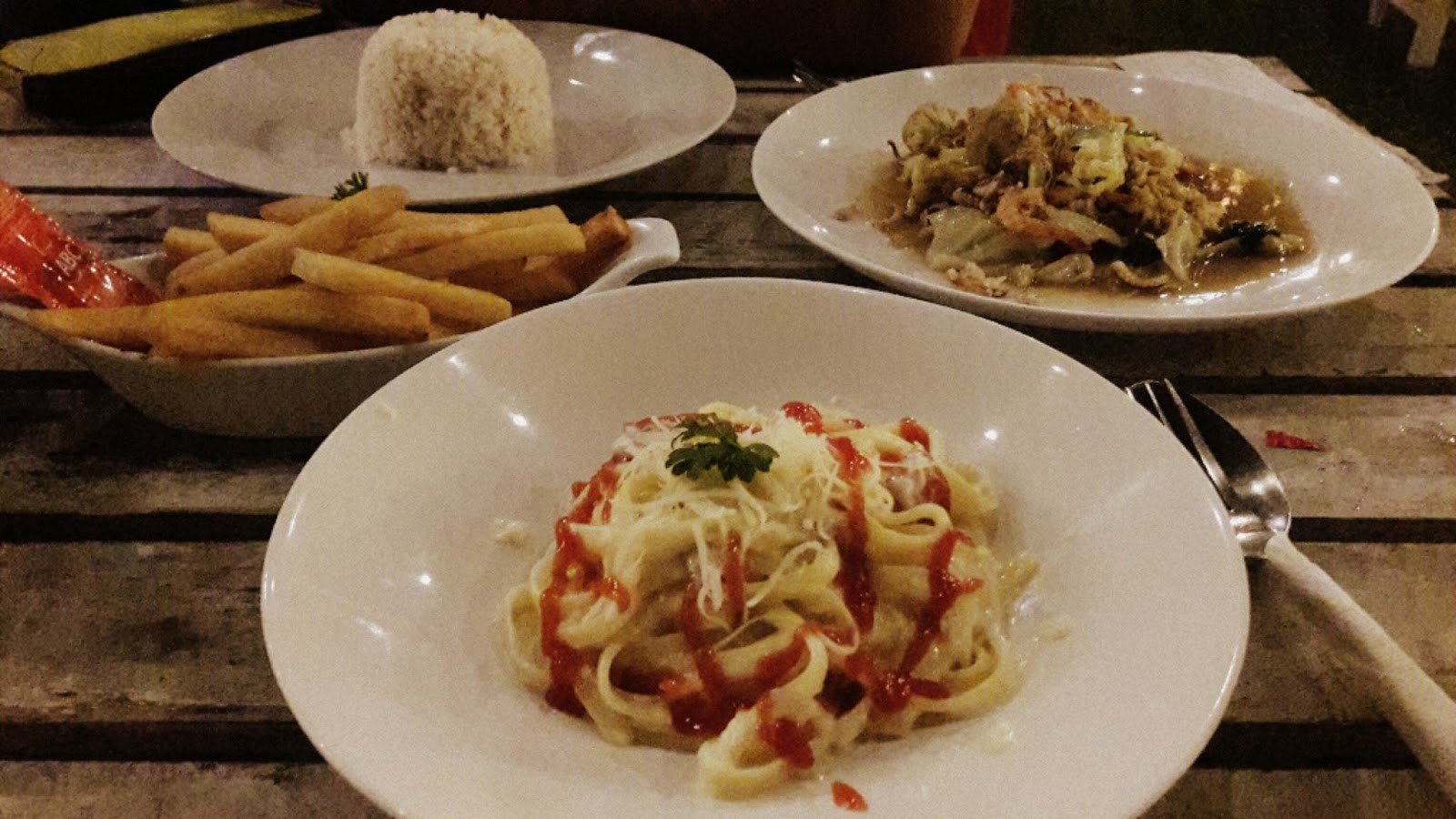 Menu di Secret Garden Jogja