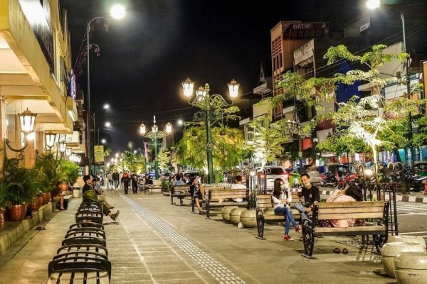 Ilustrasi Spot Foto di Malioboro